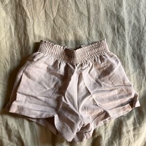 Women's Cream Shorts